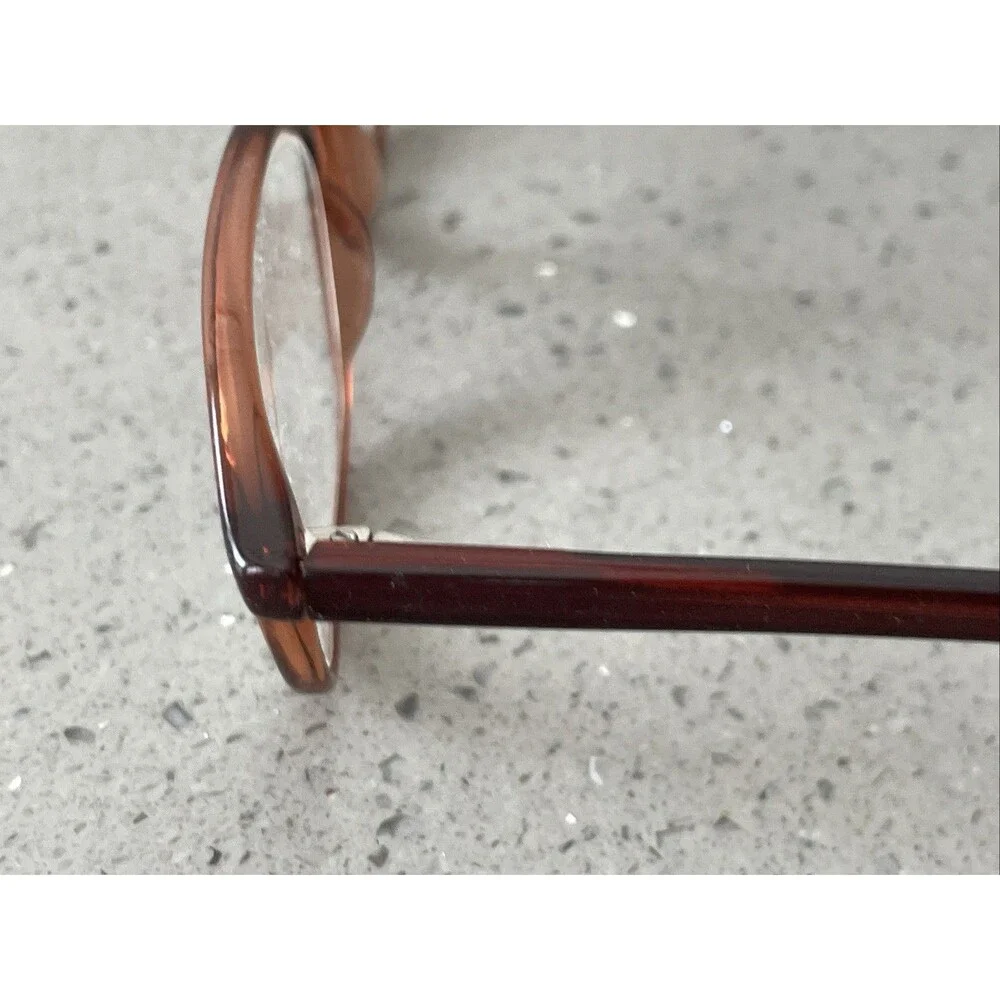 ROMCO 4 1/2- 5 3/4 Eyeglasses Brown Square Frames ONLY Full rim